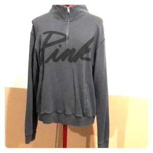 PINK VS Quarter Zip Sweater